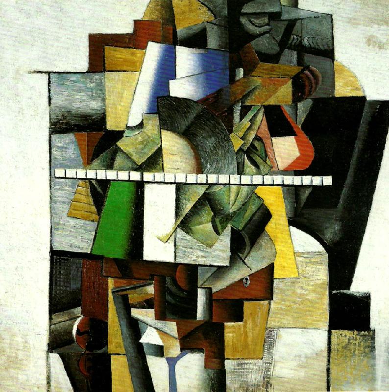 Kazimir Malevich portrait of composer matiushin oil painting picture
